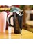 Yenilik Seramik Pipetli Bardak Kişilik Mutfak Kahve Kupa Yaratıcı Çay Bardağı Ev Ofis Drinkware-Siyah (Yurt Dışından) 4