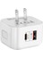 Suntaiho 2 Port Qc 3.0 Pd 20W Type C 5V 3A Akıllı Telefonlar Seyahat Duvarı Hızlı Şarj Cihazı Güç Adaptörü iPhone 12 11 Pro Max Samsung Galaxy (Yurt Dışından) 1