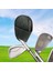 Golf Kulübü Demir Golf Sopası Kılıfı Başörtüsü Golfçü Için Açık Spor Aksesuarları Siyah (Yurt Dışından) 2