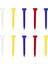 10 Golf Profesyonel Tees Farklı Boyutlarda Dayanıklı Toplu Golf Çivileri 54MM (Yurt Dışından) 2