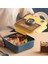 Kaşıklı ve Yemek Çubuklu Öğle Yemeği Kutusu, Mikrodalgada Pişirilebilen Iki Bölmeli Öğle Yemeği Kutusu, Öğrenci Öğle Yemeği Kutusu (Yurt Dışından) 3