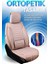 ford Focus 1 Lüx Deri Oto Koltuk Kılıfı 5'li Set Tam Takım Royal Bej 4