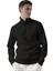 Yarım Fermuarlı Erkek Sweatshirt Regular Fit | Nakışlı Q Logo Flc5003 1