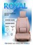 renault Laguna 3 Lüx Deri Oto Koltuk Kılıfı 5'li Set Tam Takım Royal Bej 5