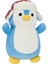 Hug Mees Yılbaşı Serisi - Penguen Puff 26 cm 2
