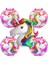 Balon Unicorn Temalı 5'li Set Helyum Balon 1