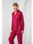 24529 Kadın Düğmeli Pijama Takım 2