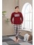 23702 Erkek Baskılı Pijama Takım 5