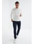 Ekru Basic O Yaka Rahat Form Erkek Sweatshirt - 88053 4