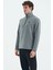 River Gri Melanj Dik Yaka Erkek Polar Sweatshirt - 88310 2