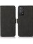 Xiaomi Için Khazneh Redmi Note 12 Pro 4g/11 Pro 4g (Mediatek)/note 11 Pro 5g (Qualcomm) Dokulu Deri Cüzdan Görüntüleme Standı Magnetic Flip Cover-Black (Yurt Dışından) 1