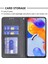 Xiaomi Redmi Için Note 12 Pro 4g/11 Pro 4g (Mediatek)/note 11 Pro 5g (Qualcomm) Basılı Pot Deri Deri Kart Tutucu Stand Case-Black (Yurt Dışından) 4
