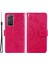 Xiaomi Redmi Not Not Not 12 Pro 4g/11 Pro 4g (Mediatek)/redmi Note 11 Pro 5g (Qualcomm) Pu Deri+Iç Tpu Kapak Standı Baskılı Mandala Çiçek Flip Cüzdan Kılıfı Strap-Lose (Yurt Dışından) 1