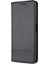 Xiaomi Redmi Için Not 10 5g/not 10T 5g/poco M3 Pro 5g/4g Deri Telefon Kılıfı Otomatik Absorbed Manyetik Cüzdan Stand Kapağı Black (Yurt Dışından) 4