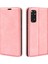 Xiaomi Için Redmi Note 11 4g (Qualcomm)/redmi Note 11S 4g Cilt Dokunuşu Pu Deri Telefon Kasası Flip Cüzdan Manyetik Otomatik Emici Stand Kapak-Pembe (Yurt Dışından) 1