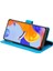 Xiaomi Redmi Not Not Not 12 Pro 4g/11 Pro 4g (Mediatek)/redmi Note 11 Pro 5g (Qualcomm) Pu Deri+Iç Tpu Kapak Stand Stand Mandala Çiçek Flip Cüzdan Kılıfı Kayış Mavisi (Yurt Dışından) 5