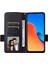 Xiaomi Redmi Için 12 4g/12 5g/not 12R 5g/poco M6 Pro 5g Litchi Doku Standı Telefon Kılıf Anti-Düşme Pu Deri Cüzdan Kapak Black (Yurt Dışından) 2