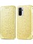 Basılı Mandala Çiçek Deseni Otomatik Absorlanmış Pu Deri Kılıf Stand Stand Cüzdanı Xiaomi Redmi Note 10 4g/redmi Not 10S/POCO M5S 4g-Gold (Yurt Dışından) 1