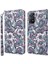 Xiaomi Redmi Için Not 11S 4g/redmi Not 11 4g (Qualcomm) 3D Yaratıcı Desen Baskı Pu Deri Flip Cüzdan Kılıfı Stand Özellik Kitapçı Magnetik Koruyucu Kapak Strap-Mor Impatiens ile (Yurt Dışından) 2