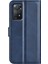 Xiaomi Redmi Için Note 12 Pro 4g/11 Pro 4g (Mediatek)/note 11 Pro 5g (Qualcomm) Manyetik Toka Dokulu Pu Deri Kapak Cüzdan Stand Telefon Kılıf Mavisi (Yurt Dışından) 3
