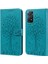 Xiaomi Redmi Için Note 12 Pro 4g/11 Pro 4g (Mediatek)/note 11 Pro 5g (Qualcomm) Basılı Şık Geyik Ağacı Desen Standı Pu Deri+Tpu Anti-Çıtır Manyetik Kapak-Mavi (Yurt Dışından) 1