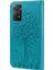 Xiaomi Redmi Için Note 12 Pro 4g/11 Pro 4g (Mediatek)/note 11 Pro 5g (Qualcomm) Basılı Şık Geyik Ağacı Desen Standı Pu Deri+Tpu Anti-Çıtır Manyetik Kapak-Mavi (Yurt Dışından) 4