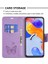 Xiaomi Redmi Için Note 12 Pro 4g/11 Pro 4g (Mediatek)/note 11 Pro 5g (Qualcomm) Kelebekler Baskılı Ayarlanabilir Stand Cüzdanı Telefon Deri Kapak-Moral (Yurt Dışından) 5