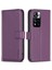 Xiaomi Redmi Için Telefon Kılıfı Not 12 Pro 4g/note 11 Pro 4g (Mediatek)/11 Pro 5g (Qualcomm) Cüzdan Pu Deri Stand Kapak-Dark Mor (Yurt Dışından) 1