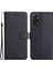 Xiaomi Için Redmi Note 11 4g (Qualcomm)/redmi Note 11S 4g Pu Deri Kılıf Manyetik Kıta Flip Bilek Kayış Cüzdan Kapağı Stand-Black (Yurt Dışından) 1