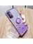 Xiaomi Redmi Için Koruyucu Kılıf Not 10 5g Kickstand Telefon Kabuğu Rhinestone Çiçek Tpu Kapak-Mor (Yurt Dışından) 4
