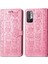Baskı Kedi Köpek Desen Tasarımı Manyetik Deri Stand Kılıfı Xiaomi Redmi Note 10 5g/poco M3 Pro 5g/poco M3 Pro 4g-Pink (Yurt Dışından) 1