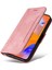 Xiaomi Redmi Için Note 12 Pro 4g/11 Pro 4g (Mediatek)/note 11 Pro 5g (Qualcomm)/note 11E Pro 5g Pu Deri Dikiş Dikiş Hattı Telefon Kılıfı Stand Kapak Pembe (Yurt Dışından) 5