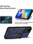 Xiaomi Için Redmi Note 11S 4g Şok Geçirmez Pc+Tpu Hibrid Slayt Kamera Kapağı Dönen Kickstand-Mavi ile Tüy Cep Telefonu Koruyucu (Yurt Dışından) 5