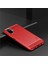 Xiaomi Redmi Için Karbon Fiber Fırça Tpu Kapağı Not 10 4g/redmi Not 10S/POCO M5S 4g-Red (Yurt Dışından) 3