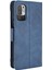 Çoklu Kart Yuvası Stand Tasarım Cüzdan Deri Telefon Kılıfı Xiaomi Redmi Note 10 5g/poco M3 Pro 5g/4g-Blue (Yurt Dışından) 3