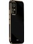 Xiaomi 12 Pro 5G/12S Pro 5g/12 Pro (Boyut) Için Xinli 5g Esnek Tpu Telefon Kapağı Hassas Lens Kesme Elektrokaplama Altın Kenar-Black ile Şok Geçirmez Kılıf (Yurt Dışından) 1