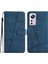 Xiaomi 12 Pro 5g/12 Pro (Boyutluk) 5G/12S Pro 5g Rahat Cilt Düzenli Hisset Telefon Kılıf Cüzdan Retro Pu Deri Baskılı Dikiş Hattı Dekor Telefon Kapak Mavisi (Yurt Dışından) 2