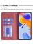 Xiaomi Redmi Için Note 12 Pro 4g/11 Pro 4g (Mediatek)/note 11 Pro 5g (Qualcomm) Basılı Pot Deri Kart Tutucu Stand Kılıf Kırmızısı (Yurt Dışından) 4