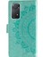 Xiaomi Redmi Not Not Note 12 Pro 4g/11 Pro 4g (Mediatek)/redmi Note 11 Pro 5g (Qualcomm) Pu Deri+Iç Tpu Kapak Stand Stand Mandala Çiçek Flip Cüzdan Kılıfı Kayış Yeşili (Yurt Dışından) 2