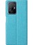 Otomatik Kapanış Pu Deri Manyetik Stand Tasarım Telefon Kapak Kabuğu Kart Tutucu ile Xiaomi 11T/XIAOMI 11T Pro-Blue (Yurt Dışından) 5