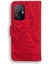 Basılı Tiger Desen Şok Geçirmez Pu Deri ve Tpu Telefon Flip Case Cüzdan Stand Kapağı Xiaomi 11T Pro/xiaomi 11T-RED (Yurt Dışından) 5