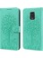 Baskılı Elk ve Ağaç Deseni Cüzdan Deri Deri Telefon Kılıfı Xiaomi Redmi Için Stand Standı Kabuğu Note 10 Lite-Green (Yurt Dışından) 2