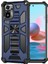 Zırh Şok Geçirmez Kickstand Pc Tpu Xiaomi Için Manyetik Metal Sayfalı Telefon Kılıfı Poco M5S 4g/redmi Note 10 4g/not 10S 4g -Blue (Yurt Dışından) 1