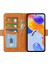 Xiaomi Redmi Için Note 12 Pro 4g/11 Pro 4g (Mediatek)/note 11 Pro 5g (Qualcomm) Dokulu Pu Deri Flip Case Çift Manyetik Toka Stand Cüzdan Telefon Kapağı Sarı (Yurt Dışından) 4
