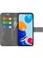 Xiaomi Için Redmi Note 11 4g (Qualcomm)/redmi Note 11S 4g Tam Koruma Dokulu Pu Deri Cüzdan Kılıfı Stand Manyetik Folio Telefon Kapak-Grey (Yurt Dışından) 4