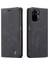Basit Tasarım Otomatik Emme Deri Cüzdan Stand Stand Kılıfı Xiaomi Redmi Not 10 4g/not 10S/POCO M5S 4g-Black (Yurt Dışından) 2