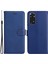 Xiaomi Için Redmi Note 11 4g (Qualcomm)/redmi Note 11S 4g Pu Deri Kılıf Manyetik Kıta Flip Bilek Kayış Cüzdan Kapağı Stand-Mavi ile (Yurt Dışından) 1