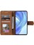Perçin Dekor Cilt Duygu Birleştirme Deri Cüzdan Xiaomi Mi Için Koruyucu Kapak 11 Lite 4g/5g/11 Lite 5g Ne-Brown (Yurt Dışından) 5