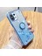 Xiaomi Mi 11 Lite 4g/5g/11 Lite 5g Ne Kıckstand Telefon Kılıfı Rhinestone Çiçek Tpu Cover-Blue (Yurt Dışından) 1