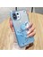 Xiaomi Mi 11 Lite 4g/5g/11 Lite 5g Ne Kıckstand Telefon Kılıfı Rhinestone Çiçek Tpu Cover-Blue (Yurt Dışından) 2